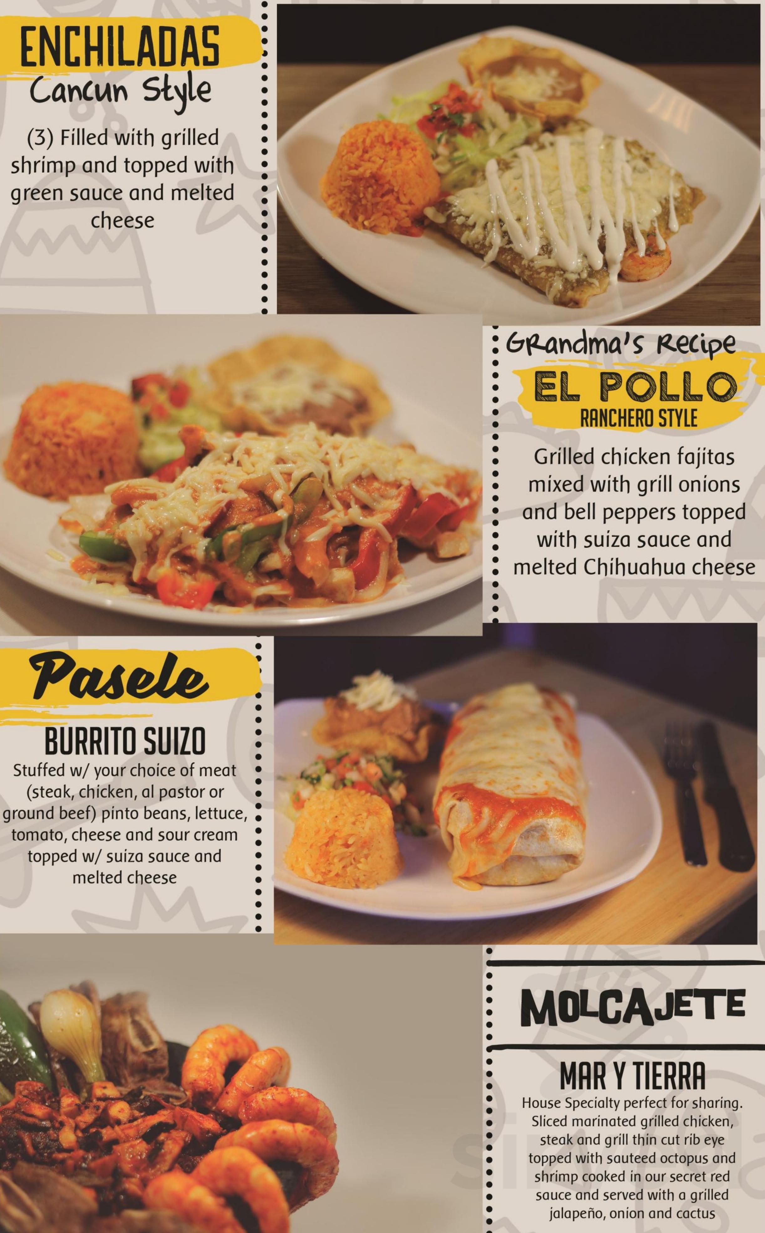 Menu - Woodridge IL's Los Arcos Mexican Grill Woodridge | Sirved