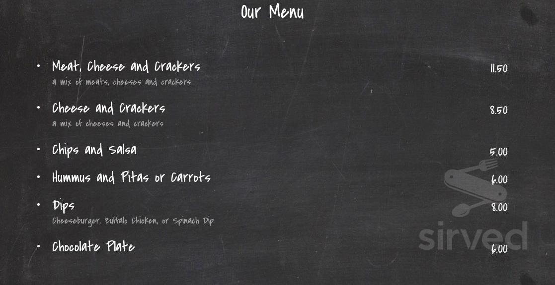 The Barrel Room menus in North Canton, Ohio, United States