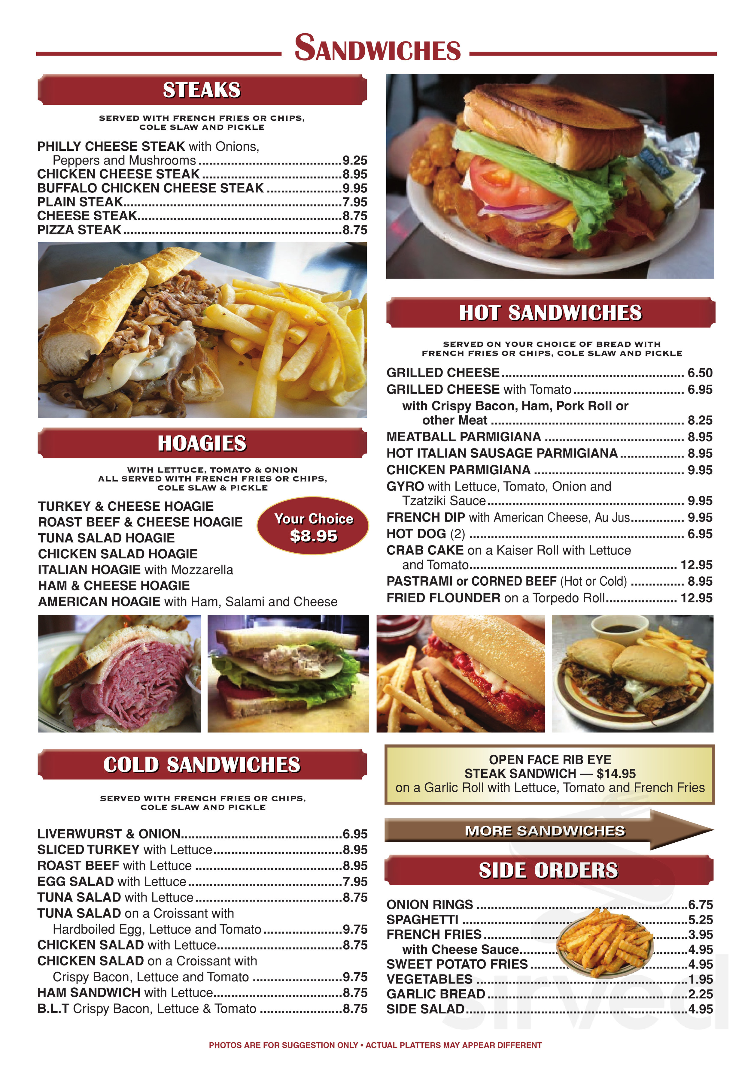 Aston Diner & Family Restaurant menus in Aston, Pennsylvania, United States