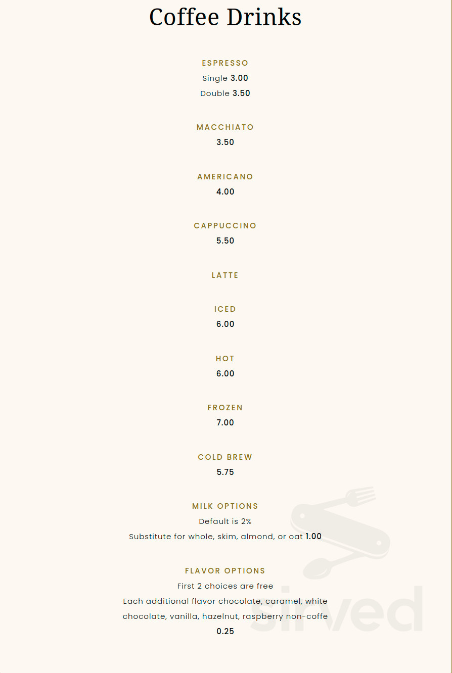 LINKS breakfast & lunch menu in Davenport, Iowa, USA