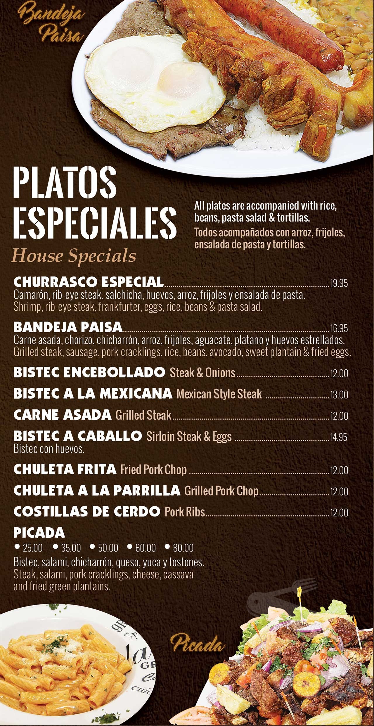 Mi Ranchito Pizza and Tacos menu in Trenton, New Jersey, USA