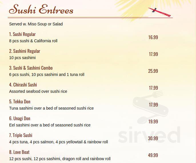 Jay Asian Bistro menu in Cherry Hill, New Jersey
