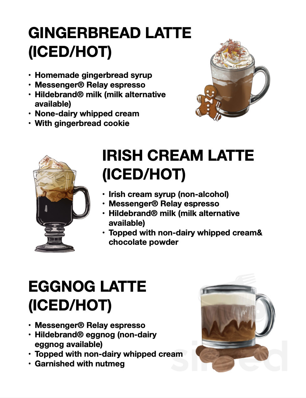 CoffeeHead menu in Topeka, Kansas, USA