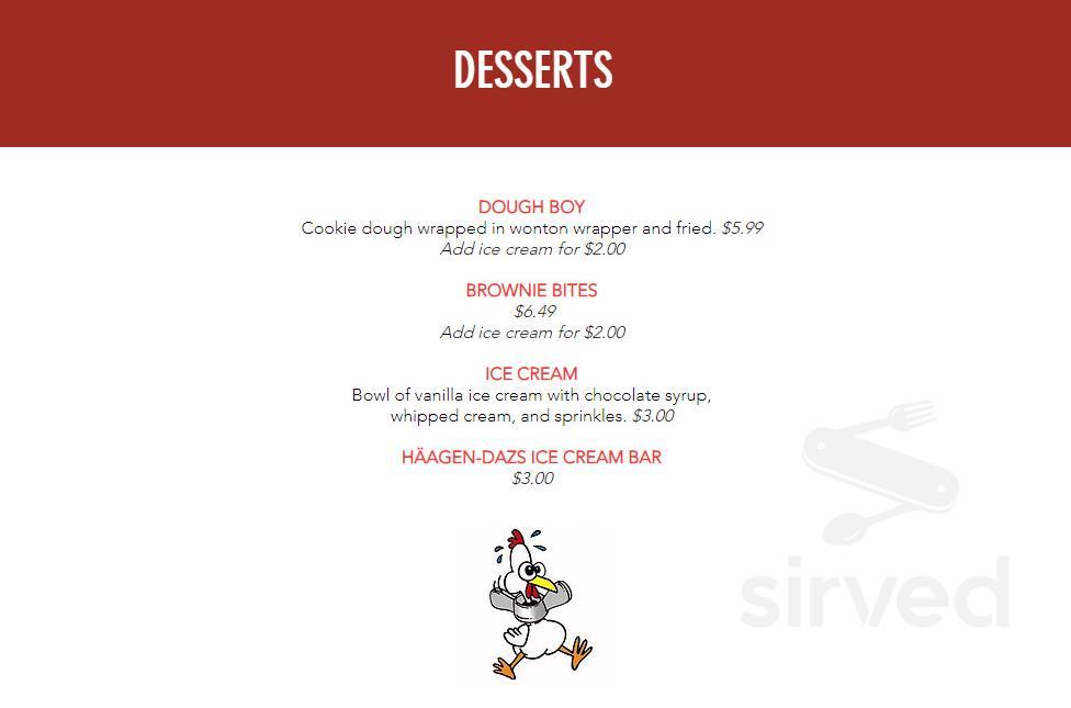 Menu - Cape Coral FL's Wingnuts | Sirved