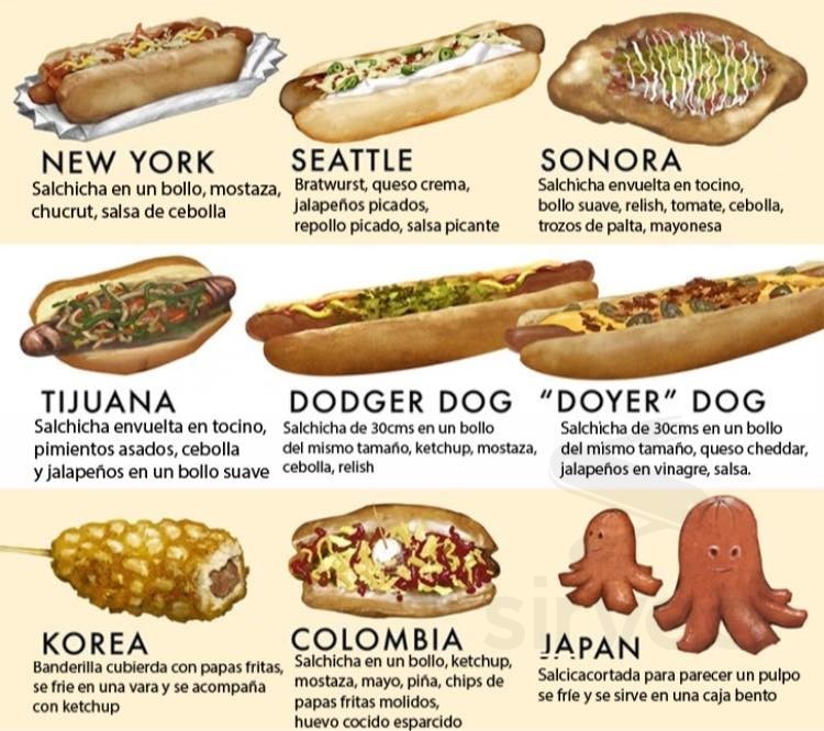 DogoDog Mexican Street Food menu in San Jacinto, California