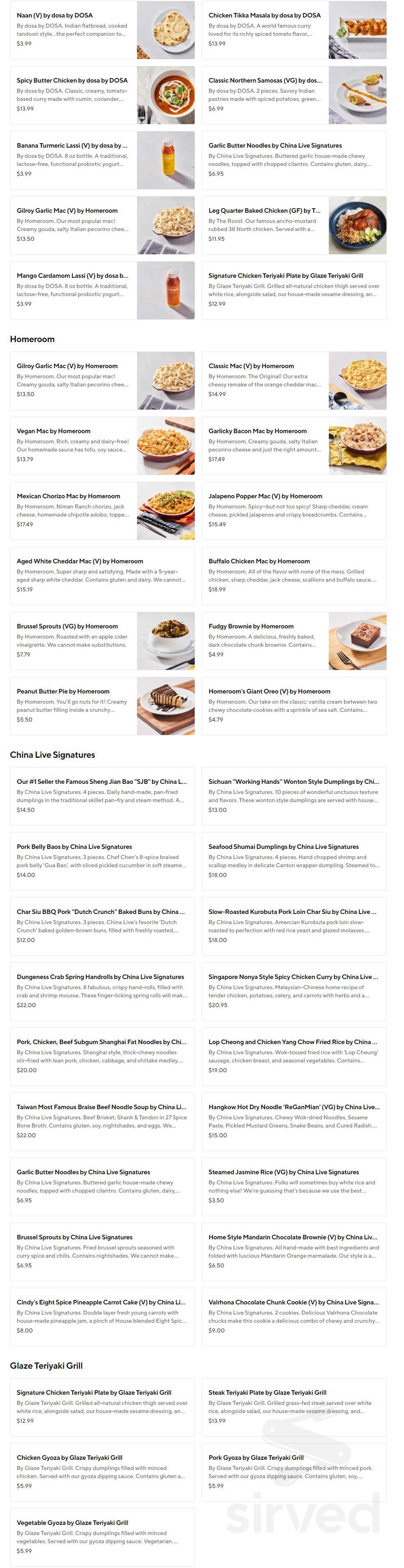 Menu - Frisco TX's All Day Kitchens | Sirved