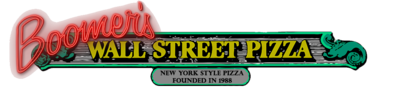 Boomer's Wall Street Pizza Logo in Sandy, Oregon