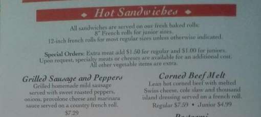 Menu for The Original Giuliano's Delicatessen in Gardena in Gardena, CA ...