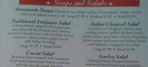 Menu for The Original Giuliano's Delicatessen in Gardena in Gardena, CA ...