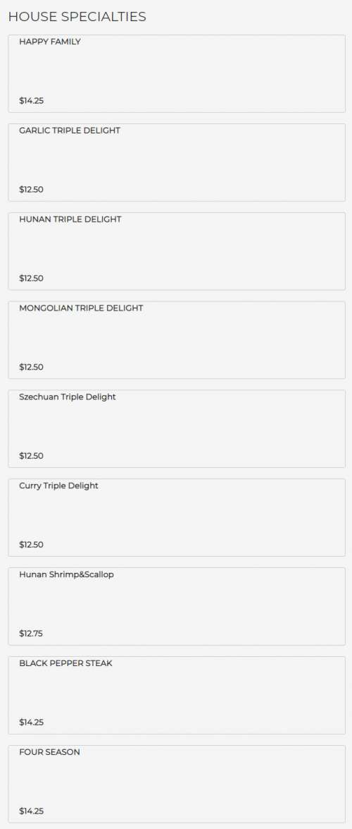 Chopsticks Brothers menu in Carrollton, USA