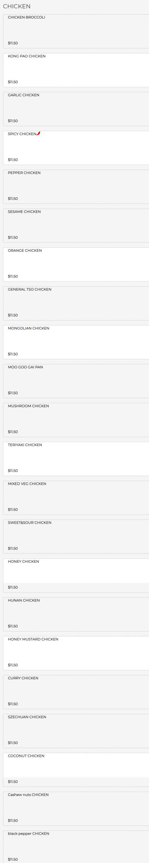 Chopsticks Brothers menu in Carrollton, USA