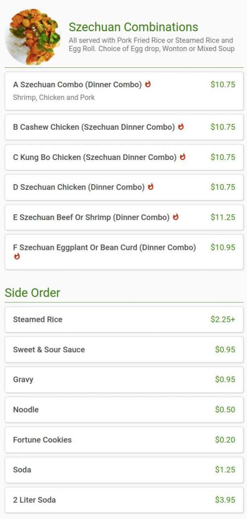 wah house chinese restaurant menu in West Palm Beach, Florida, USA