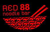 Red 88 Noodle Bar Logo in Davis, California
