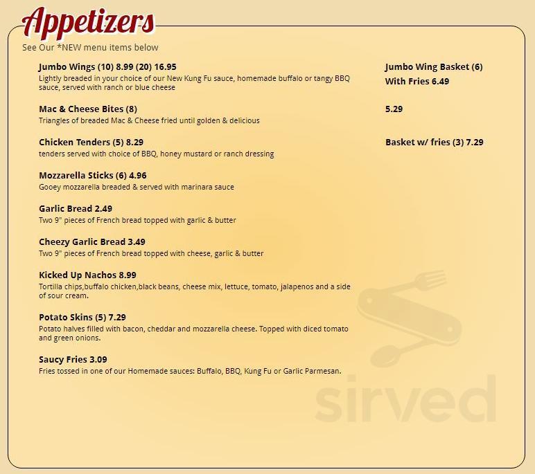 Cochiaro's Pizza menu in Northlake, Illinois, USA