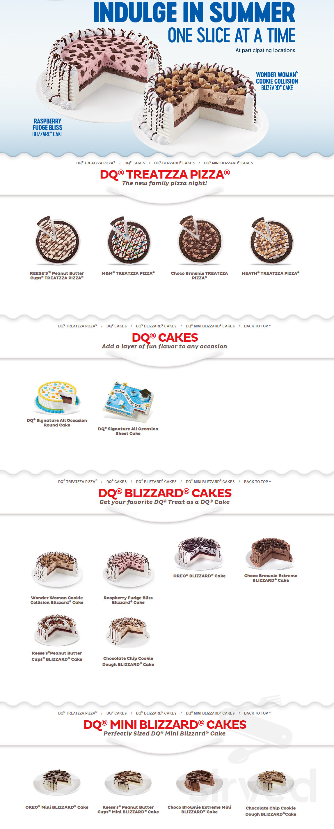 Dairy Queen (Treat) menu in North Branford, Connecticut