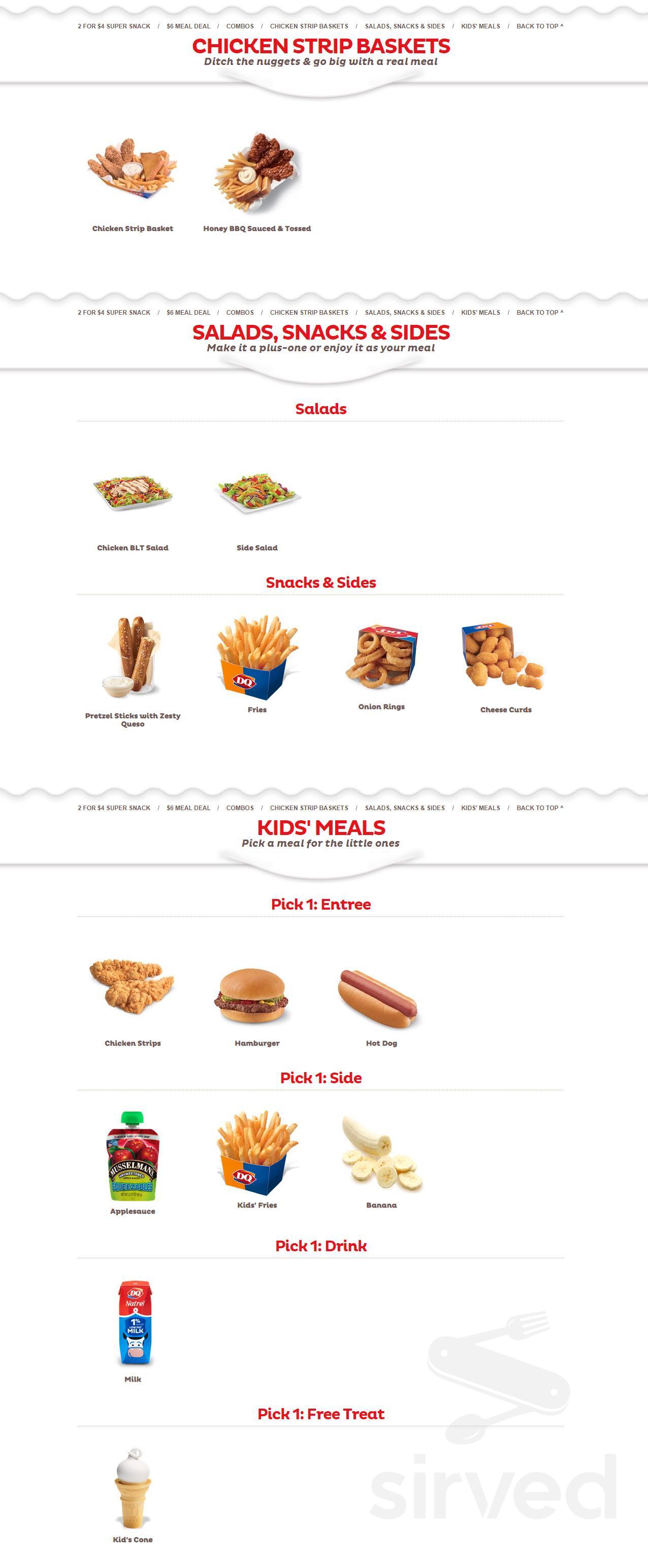 Dairy Queen (Treat) menu in North Branford, Connecticut