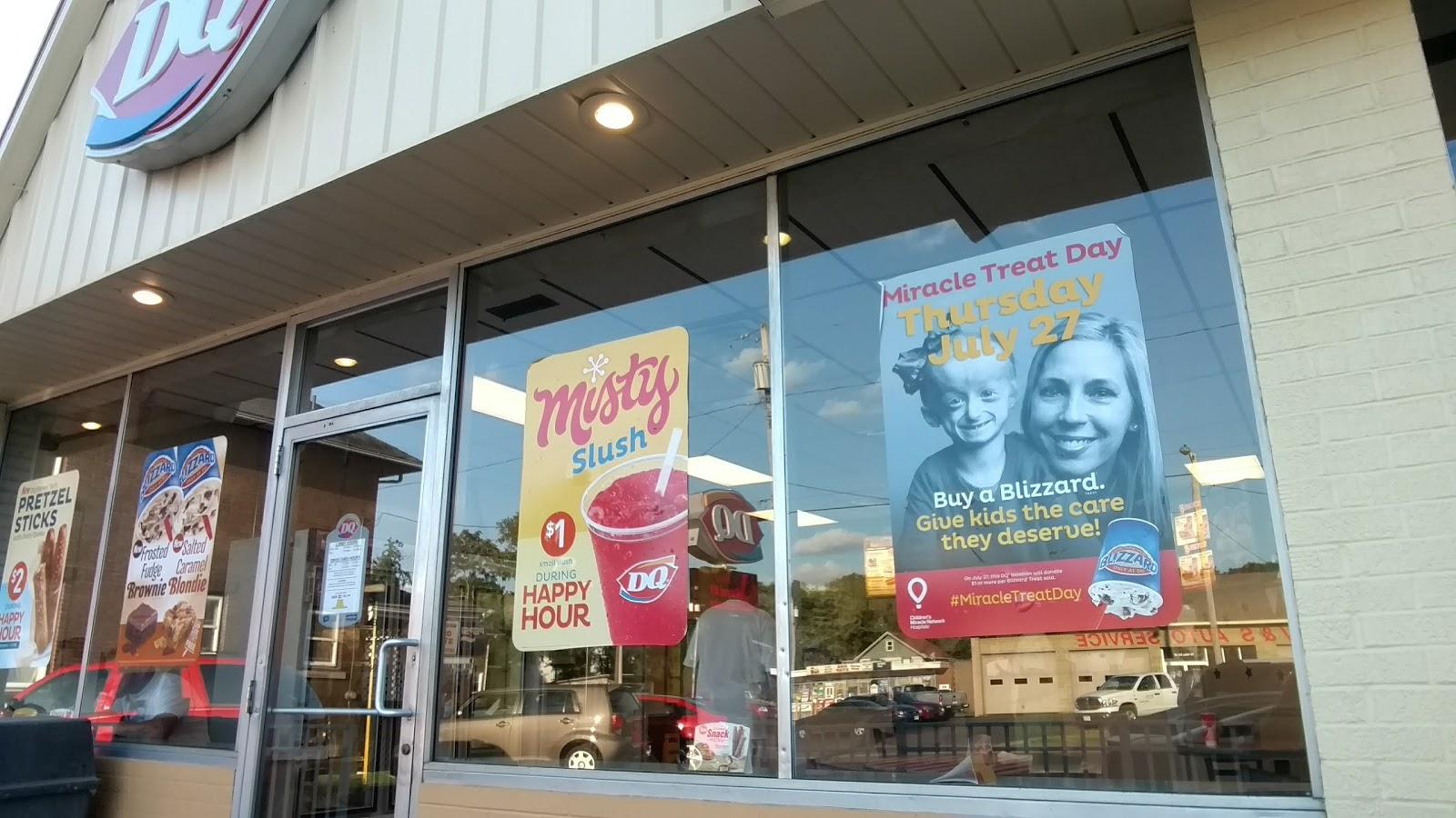 Dairy Queen Ltd Brazier menu in Massillon, Ohio, USA