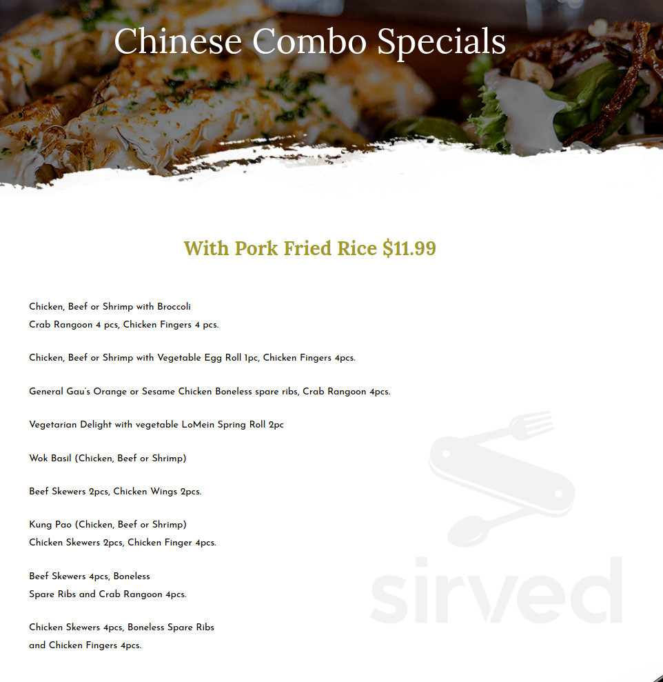 Tenka Menu Tenka Asian Bistro menu in Westborough, Massachusetts, USA