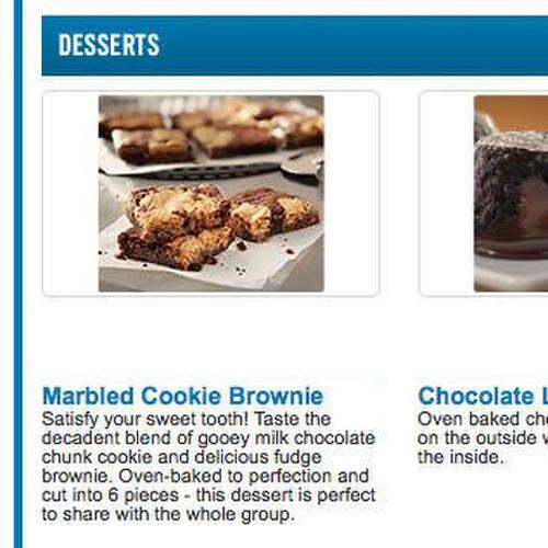 Domino's Pizza menu in Toronto, Ontario, Canada