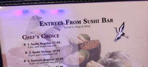 Menu for Sushi Bear Sushi & Grill in Jacksonville, FL | Sirved