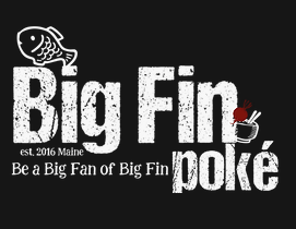 Big Fin Poké Northshore Mall Logo in Peabody, Massachusetts