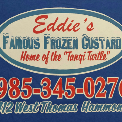 Menu for Eddie's Famous Frozen Custard in Hammond, LA Sirved