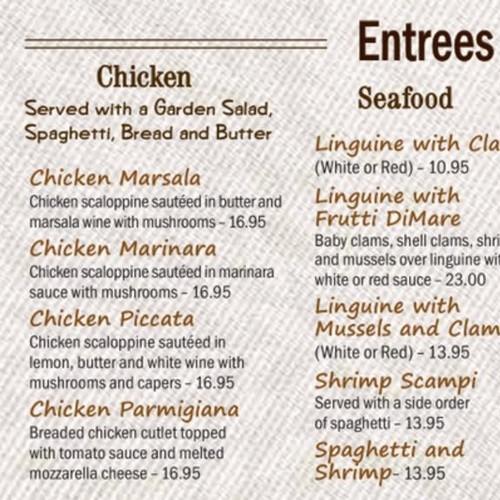 Tony's Pizza Elizabeth City menu in Elizabeth City, North Carolina, USA