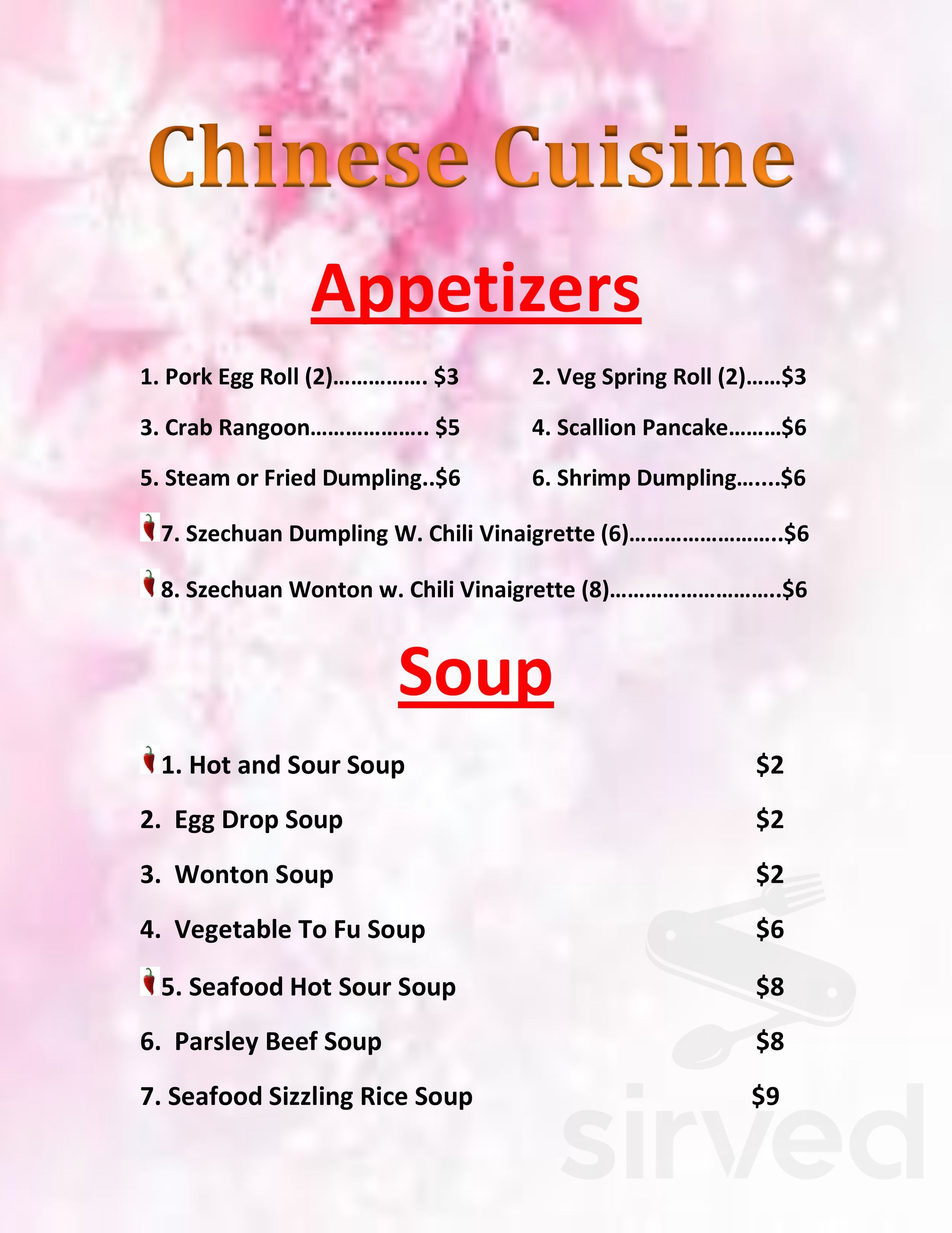 Ichiban Golden Dragon Menu In South Bend Indiana Usa