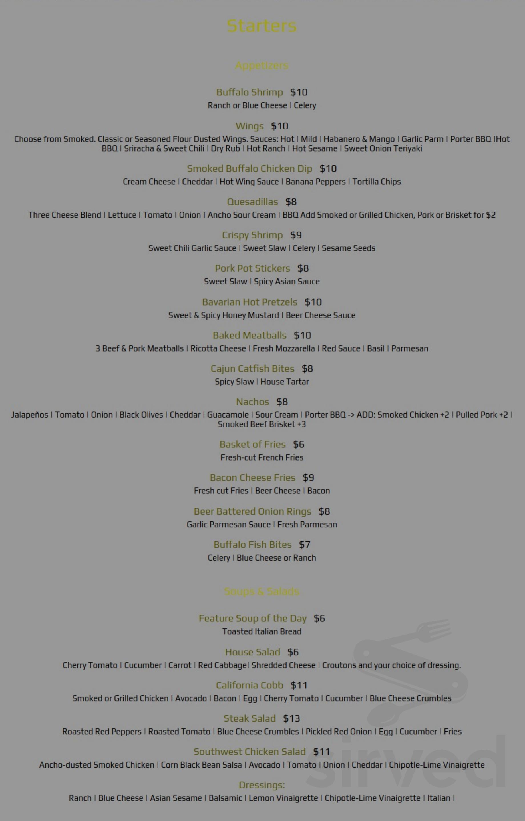 Menu for Barrel Junction in Gibsonia, Pennsylvania, United States