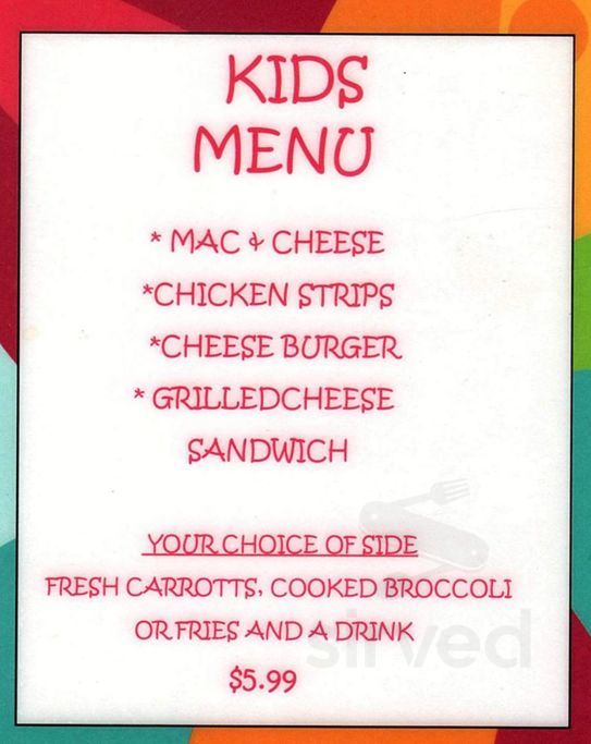 Shady Jack's Bar & Grill menu in Silverdale, Washington, USA