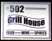 502 Grill House Logo in Iowa Falls, Iowa