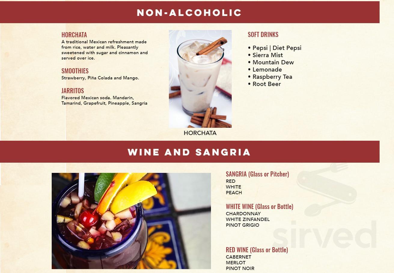 Emiliano's Mexican Restaurant & Bar (South Side) menu in Pittsburgh,  Pennsylvania, USA