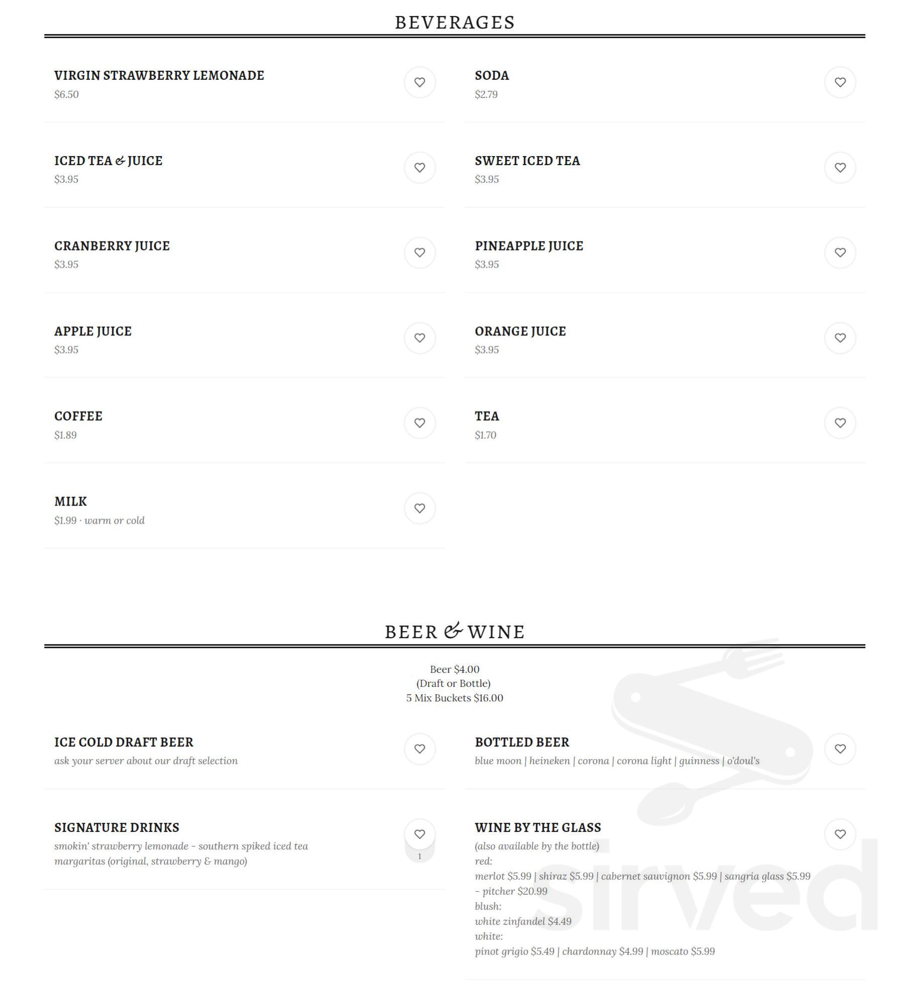 Smoke BBQ Pit menu in Jamaica, New York, USA