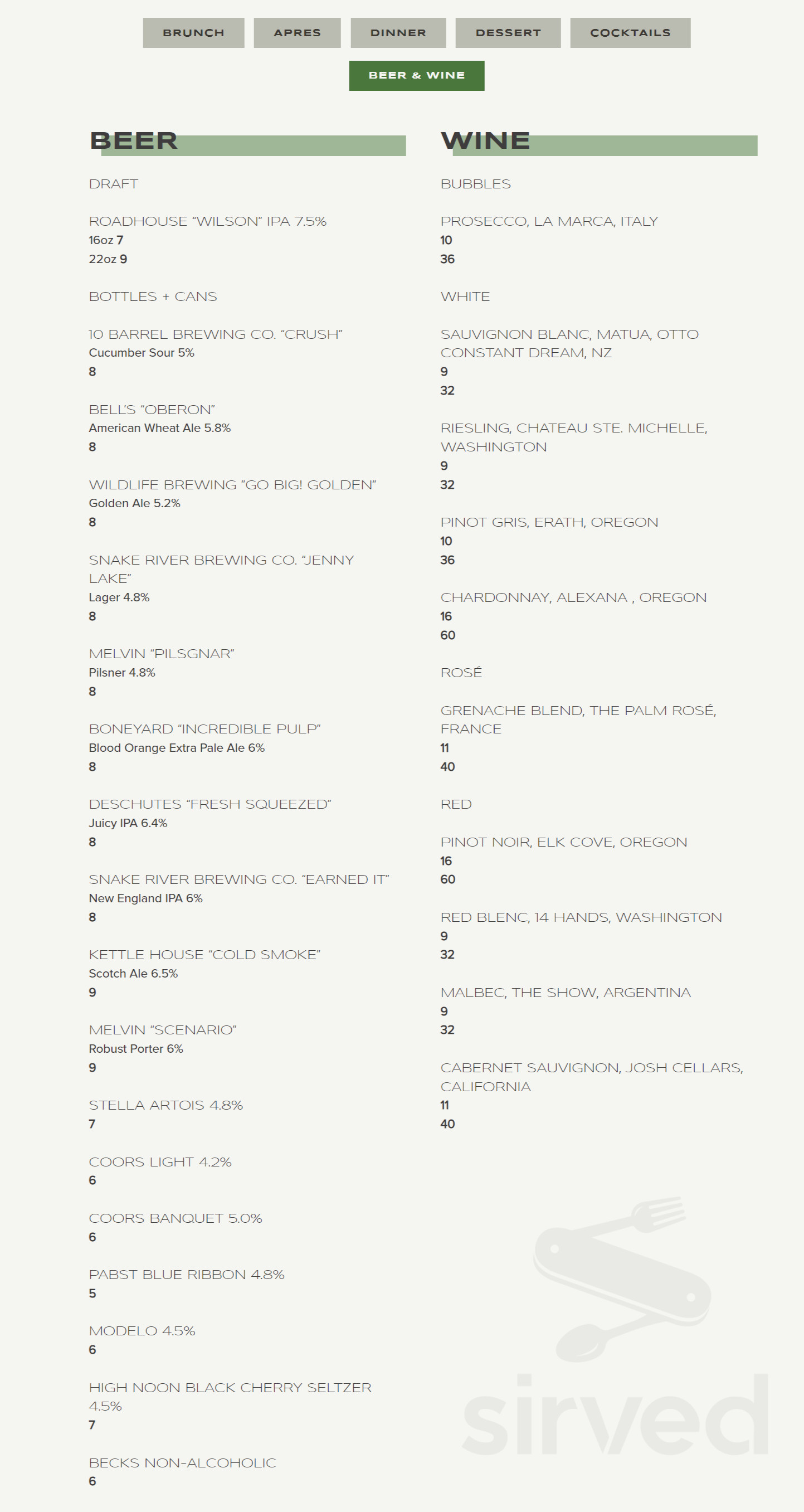 continuum-hotel-menu-in-teton-village-wyoming-usa