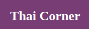 Thai Corner Logo in Lake Forest, California