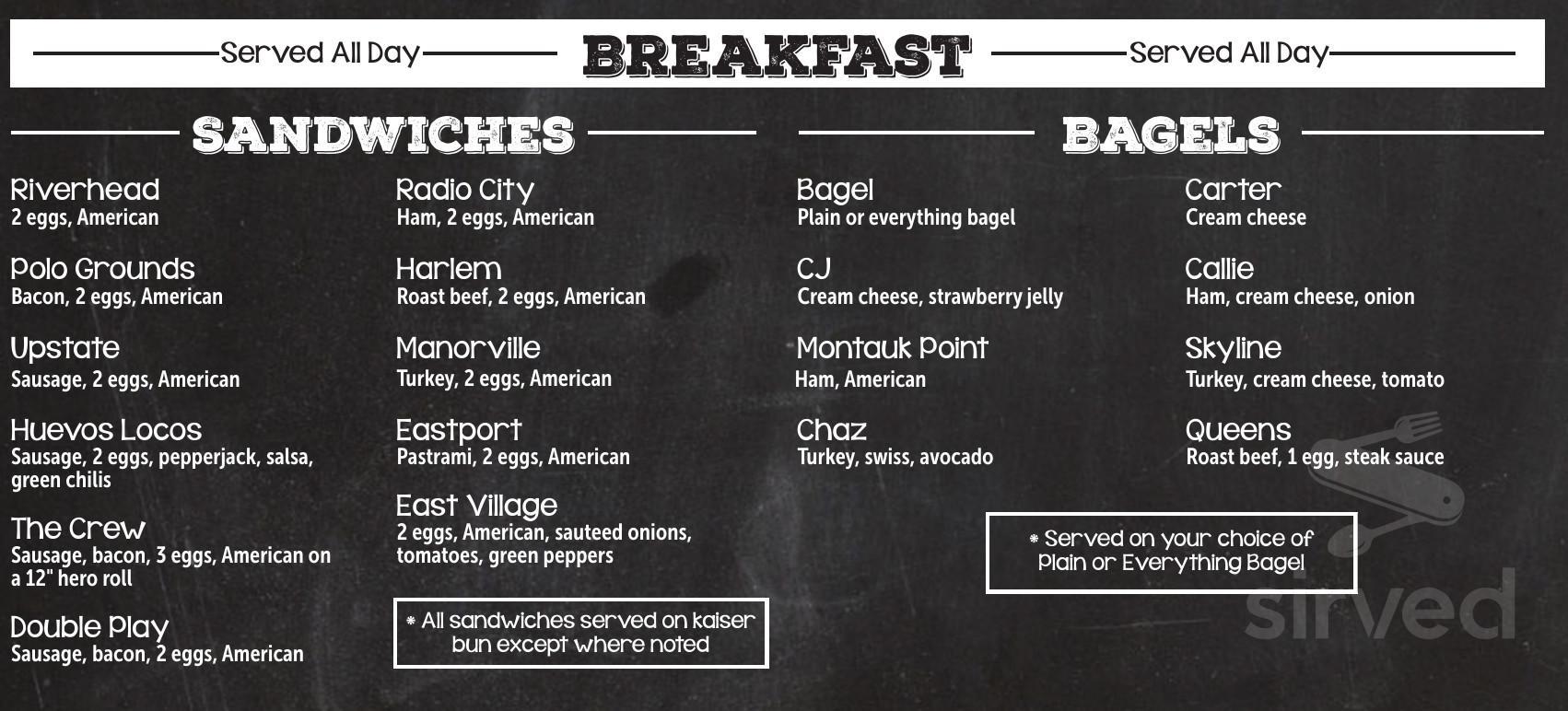 Gandolfos New York Deli menu in Omaha, Nebraska, USA