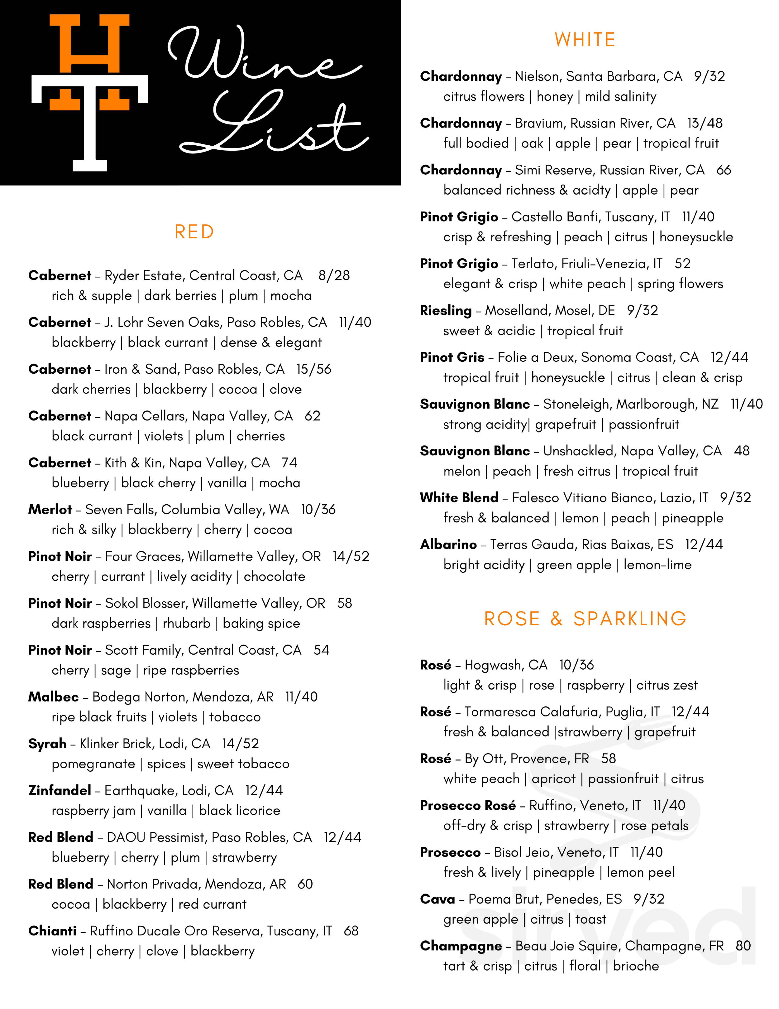 Hometown Grill and Bar menu in Lorton, Virginia, USA