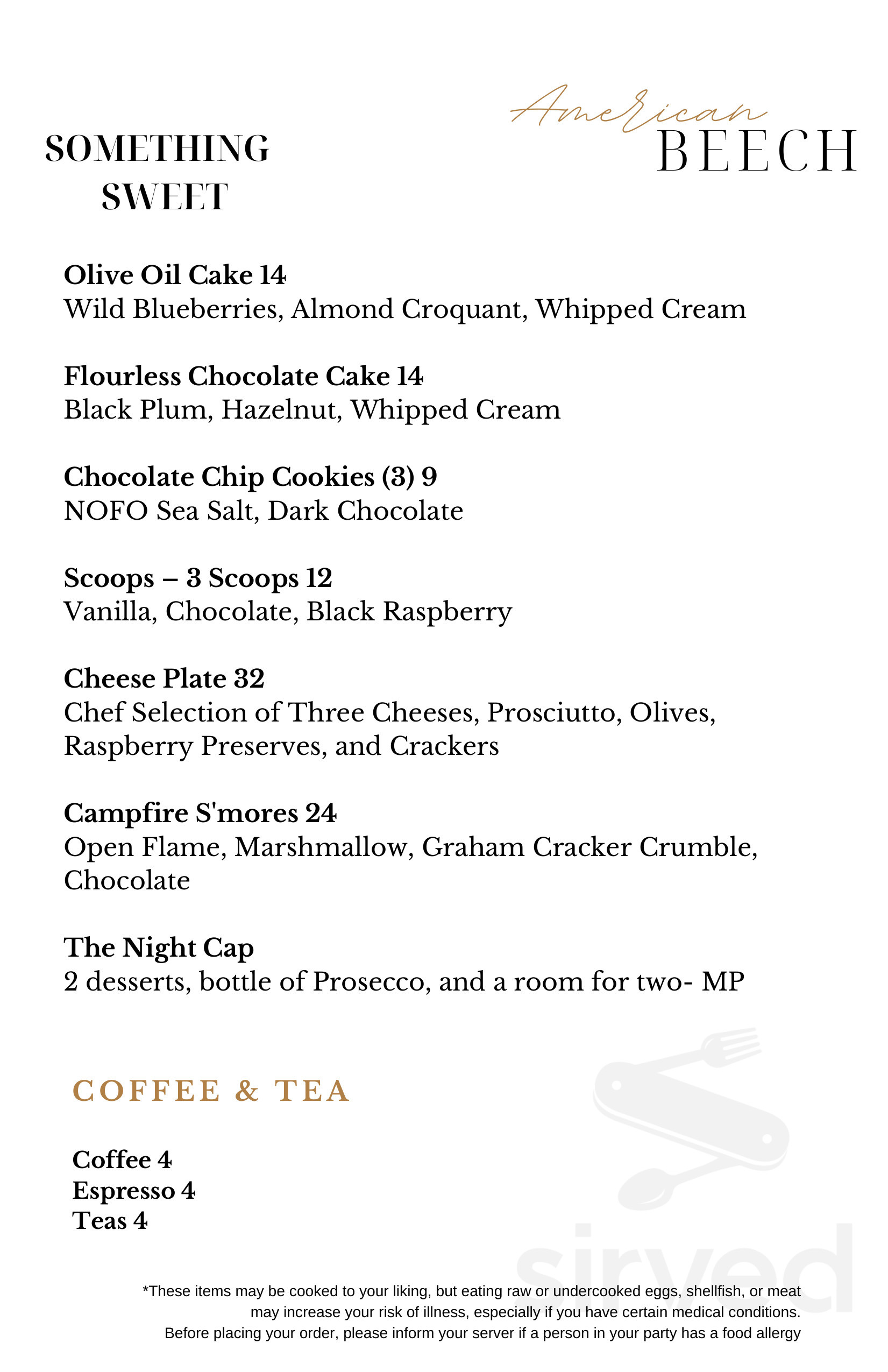 Black Llama Cocktail & Oyster Bar menu in Greenport, New York, USA