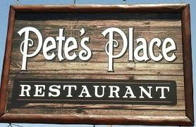 Pete's Place Restaurant Logo in Krebs, Oklahoma