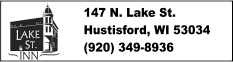 Lake Street Inn Logo in Hustisford, Wisconsin
