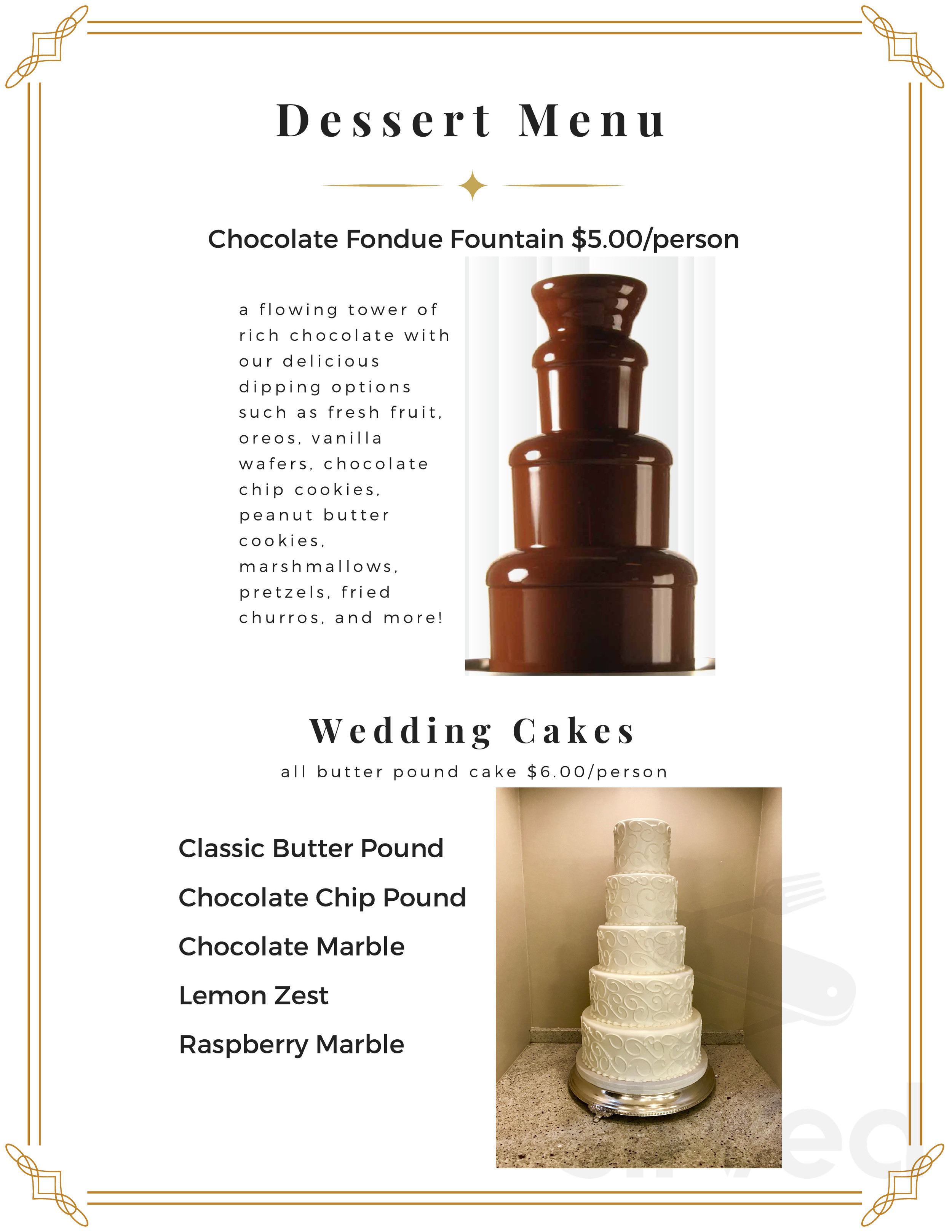 Anthony's Caterers menu in Philadelphia, Pennsylvania, USA