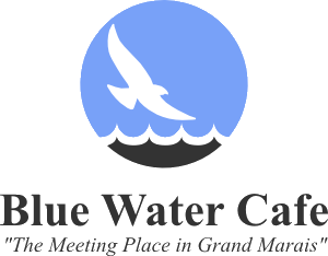 Blue Water Cafe Logo in Grand Marais, Minnesota