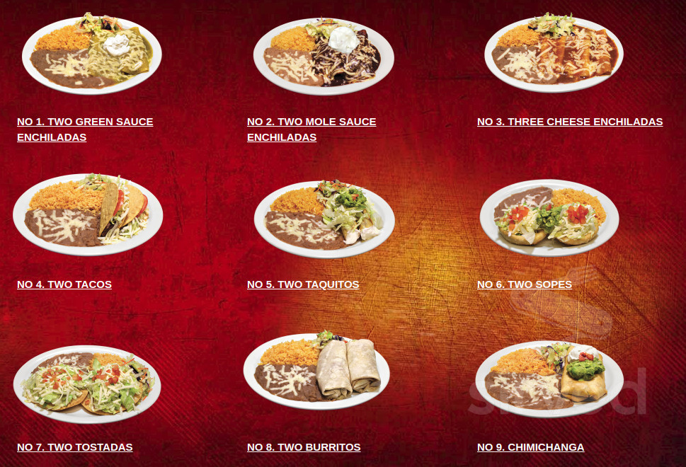 Javi's Mexican Restaurant Modesto, CA menus in Modesto, California ...