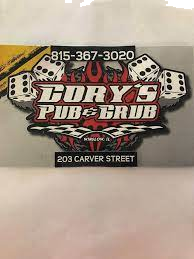 Cory's Pub & Grub Logo in Winslow, Illinois