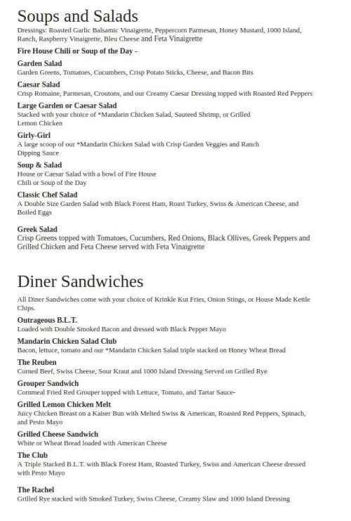 Jersey Girl Catering menu in Morristown, Tennessee, USA