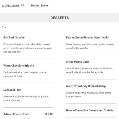 Blue Morel Restaurant and Wine Bar menu in Morristown, New Jersey, USA