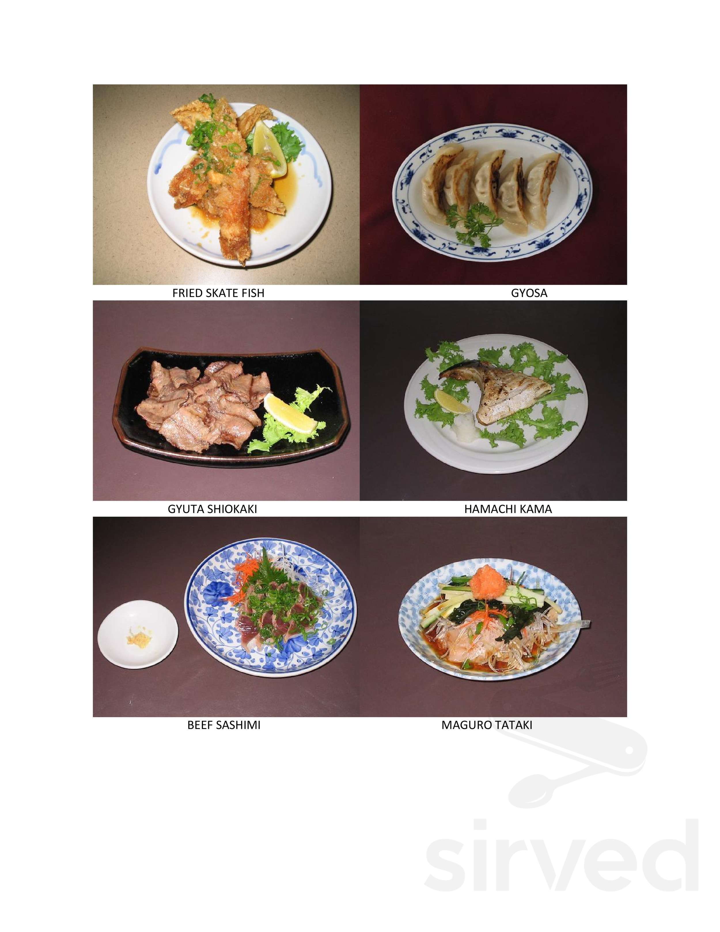 Sushi Yasu Brossard menu in Brossard, Quebec