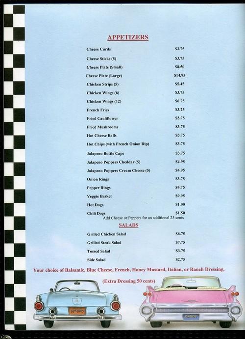 Finish Line Bar & Grille menu in Lowellville, Ohio, USA
