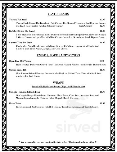 The Country Inn of Berkeley Springs menu in Berkeley Springs, West ...