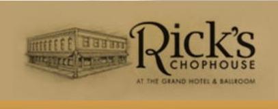 Rick's Chophouse Logo in McKinney, Texas